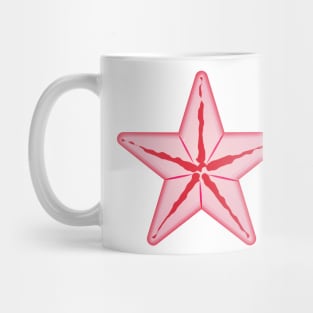 Pink Star Fish Mug